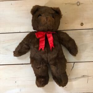 Ty Vintage 1990 PJ Brown Plush Bear 17"